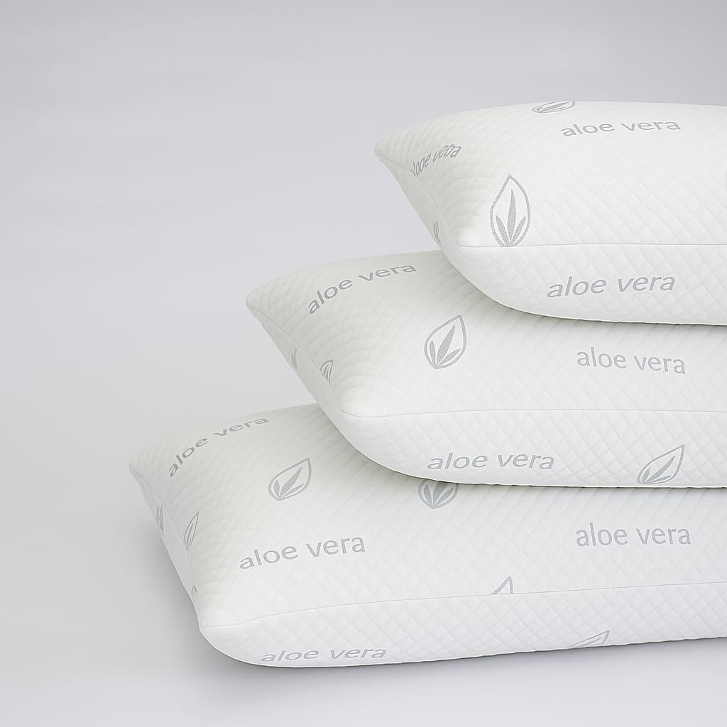 Almohada Viscoelástica Sanitized Aloe Vera - Viscocopos